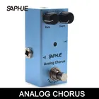Электрогитара SAPHUE, аналоговая педаль для хора, педаль с регулятором скоростиглубины, педаль с эффектами Mini Single Type DC 9V True Bypass