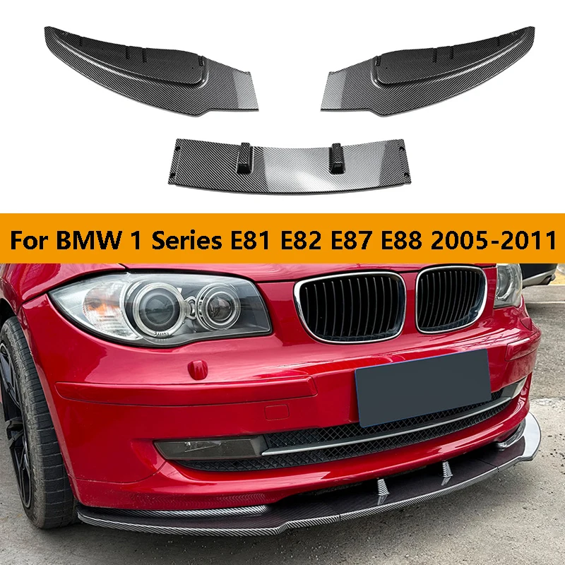 Для BMW 1 серии E81 E82 E87 E88 LCI модель 2005-2011 автомобильный передний бампер спойлер