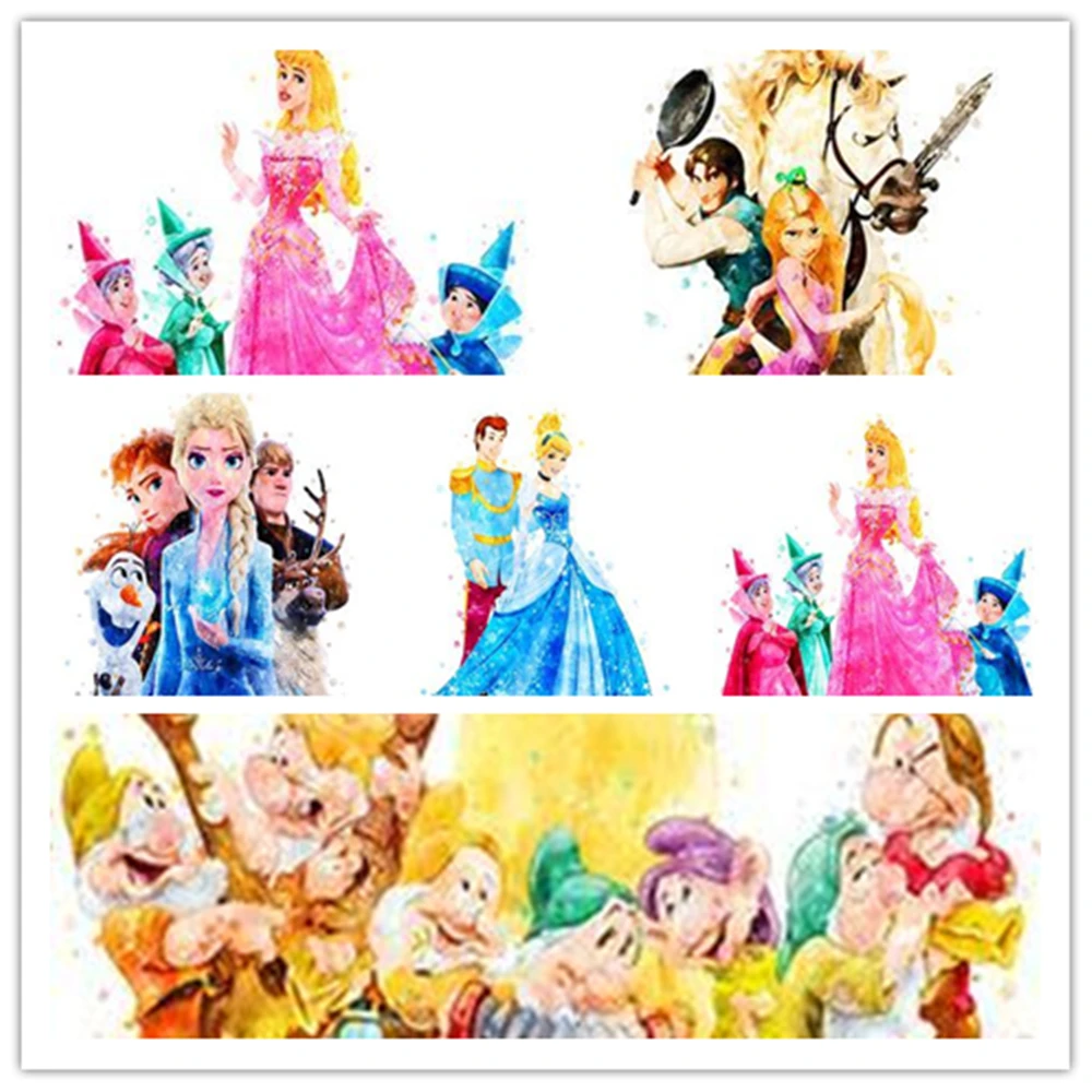 

Алмазная живопись 5D "сделай сам", анимационные персонажи Диснея из мультфильмов, алмазная ручная вышивка, искусство искусства, домашний дек...