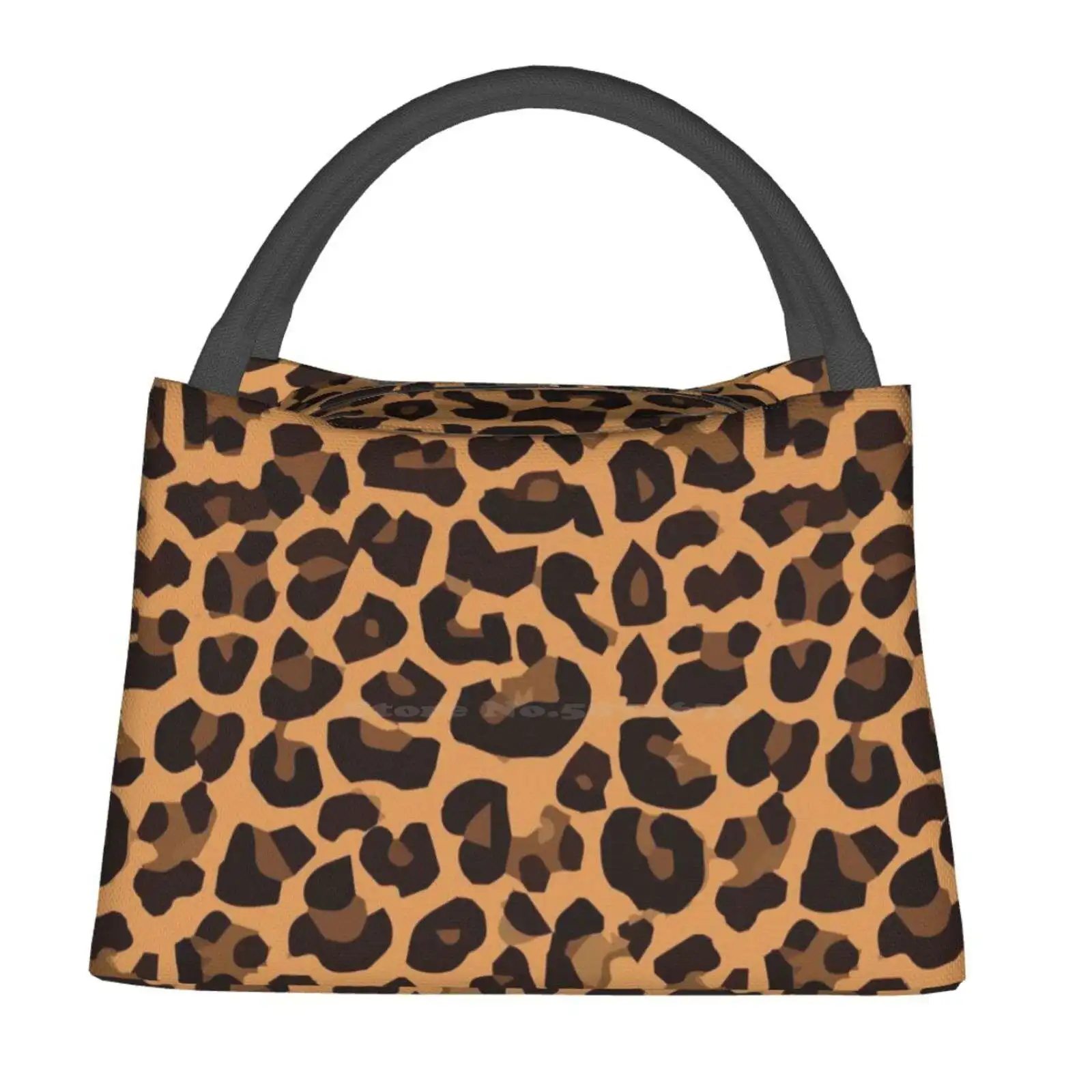 

Leopard Leopard Pattern Imprint Animals Insulated Thermal Cooler Bag For Office Workers Students Leopard Leoprint Africa Safari