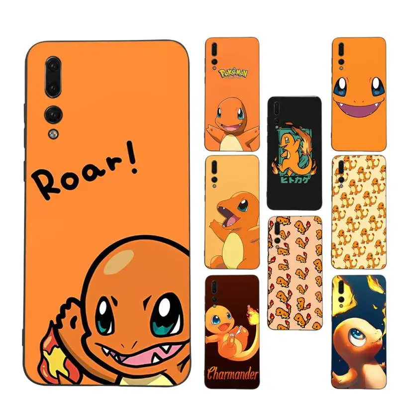 

MINISO Pokemon Charmander Phone Case for Huawei P30 40 20 10 8 9 lite pro plus Psmart2019
