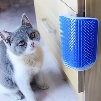 pet cat self groomer toy for cat grooming tool hair removal brush dogs cat comb hair shedding trimming massage device with catoy
