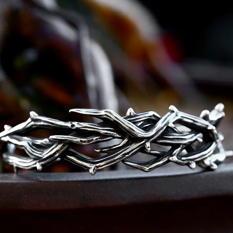 Мужской Браслет-манжета BEIER браслет из нержавеющей стали с шипами креативный