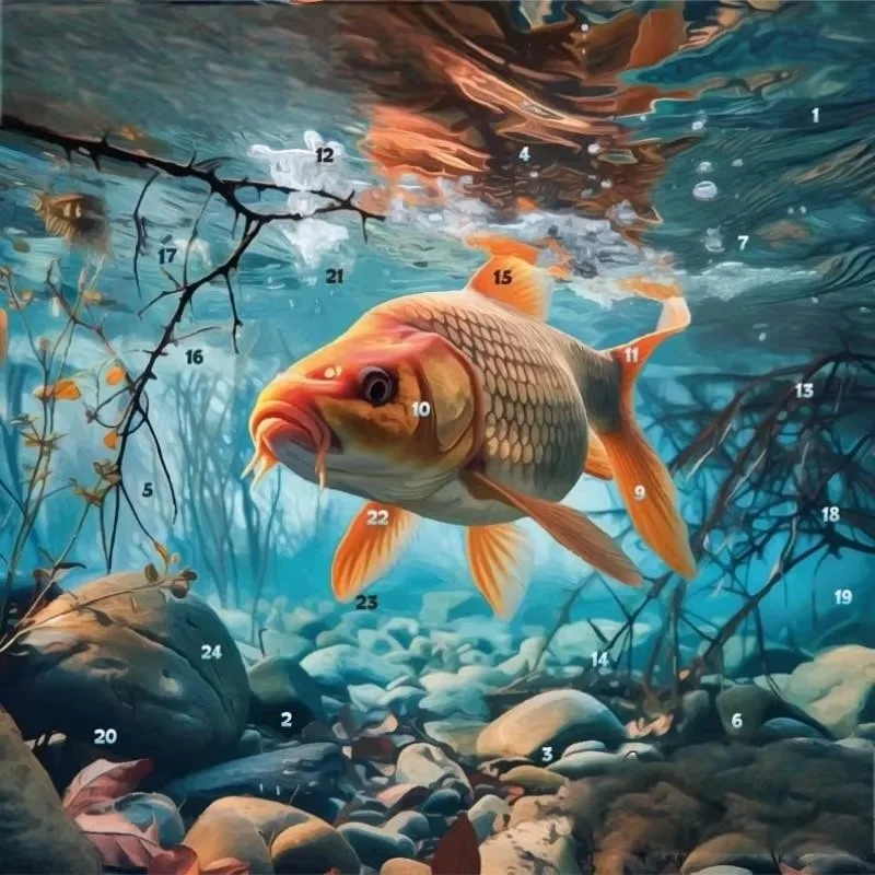 Рождественские рыболовные крючки набор слепых коробок креативный рыболовный