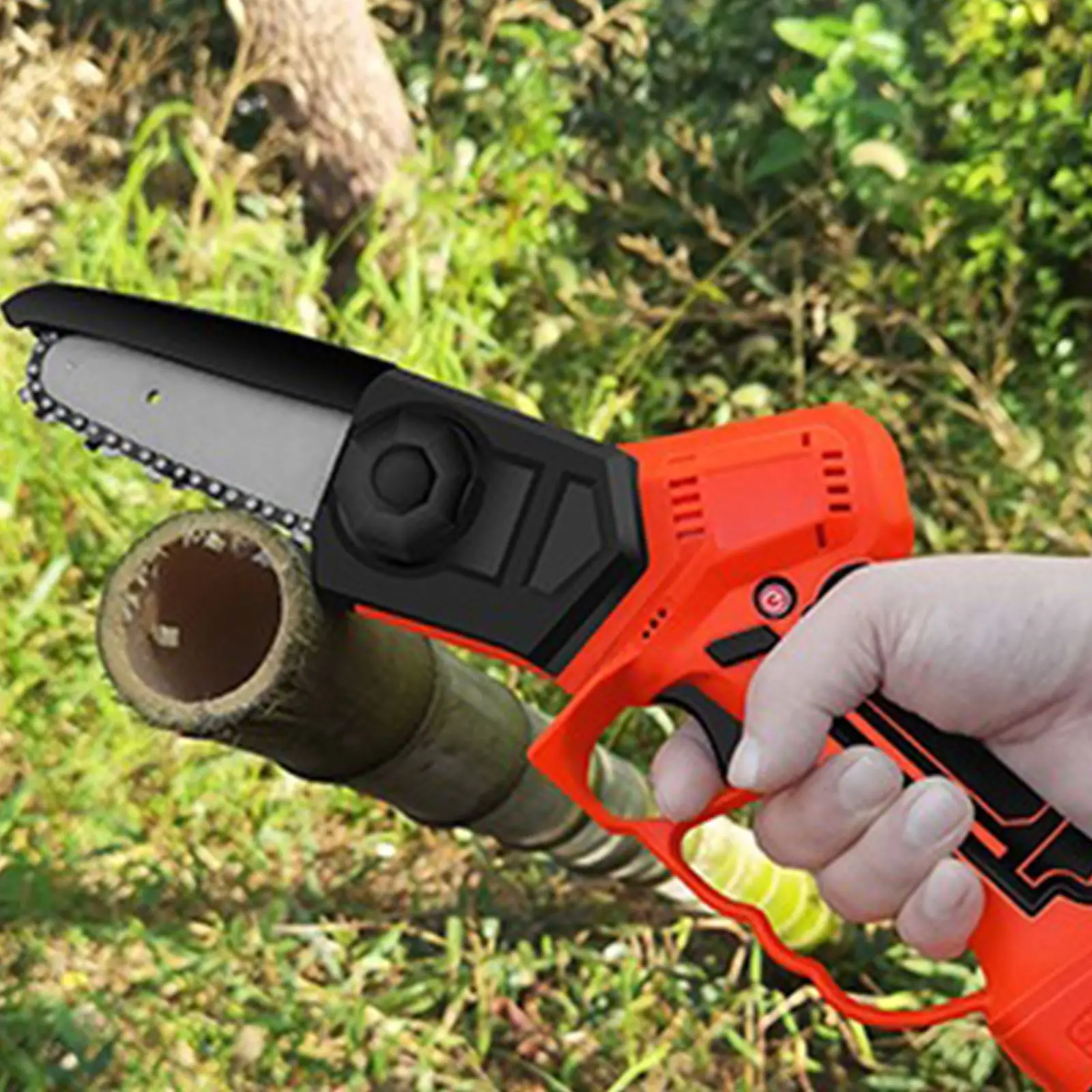 

25 в многофункциональная Ручная Электрическая цепная пила высокой мощности с литиевым аккумулятором, лесопила маленькая Бытовая Беспровод...