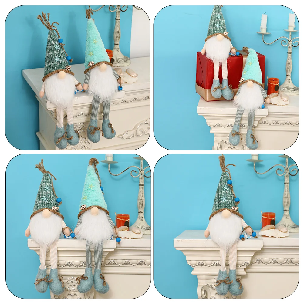 Длинная ракушка в летнем стиле гном домашний карлик морской декор пляжное