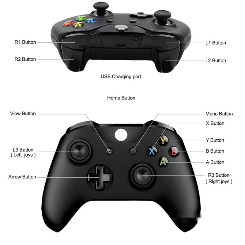 

Беспроводной игровой контроллер для Xbox one slim, игровой контроллер для windows 7/8/10 ПК, Xbox x s