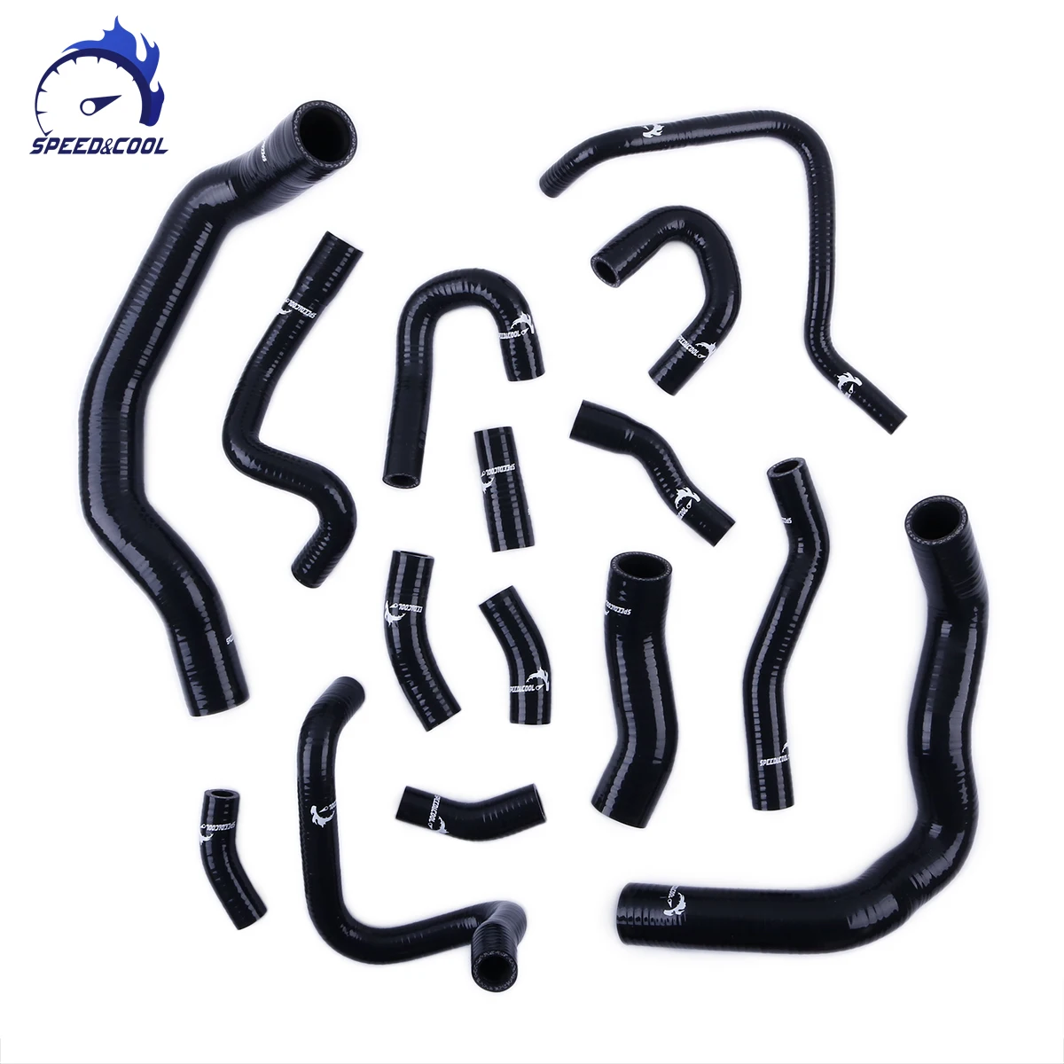 SPEED & COOL 15 шт. силиконовый шланг радиатора охлаждающей жидкости для Mini Cooper S MK1 R52 R53 1,6 с наддувом Tritec Engine 2001-2006 RHD