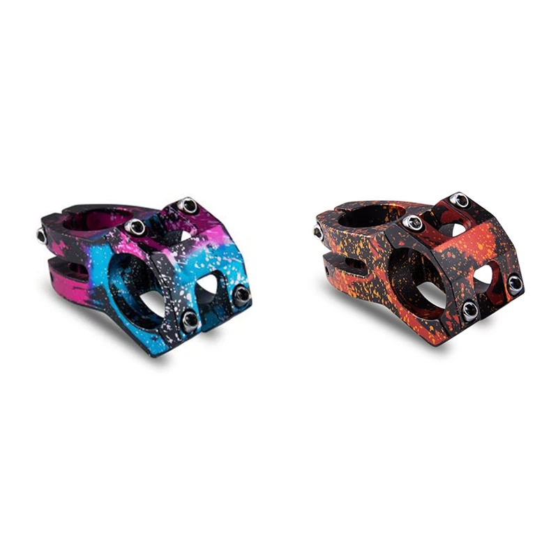 

Mountain Bike Stem 31.8X45mm Aluminum Alloy Painted Riser Hollow Downhill Bicycle Accessories