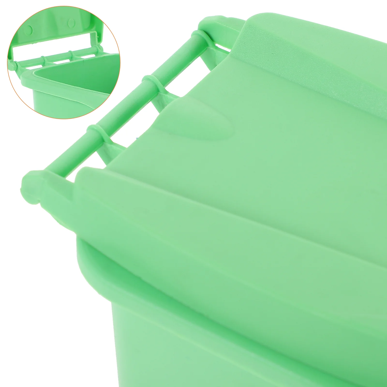 Держатель для ручек и мусорных баков настольный органайзер мусора с крышкой