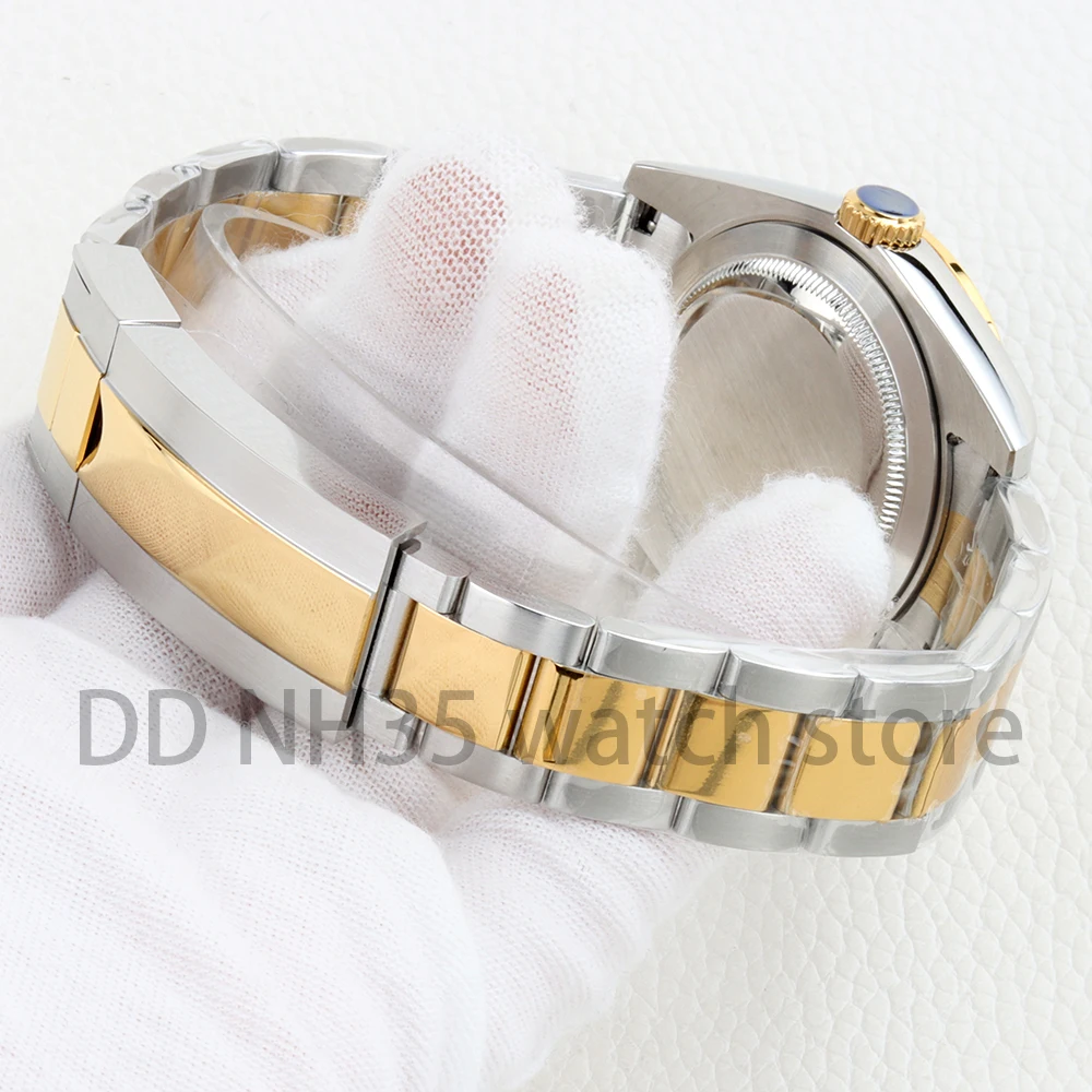 Корпус NH35 с круглым краем, 36 мм39 мм, сапфировое стекло для Datejust NH35 NH36, механизм, сталь 316L, полированный ремешок для часов, циферблат 28,5 мм (art.: 3920d49e14786) - 3920d49e14786