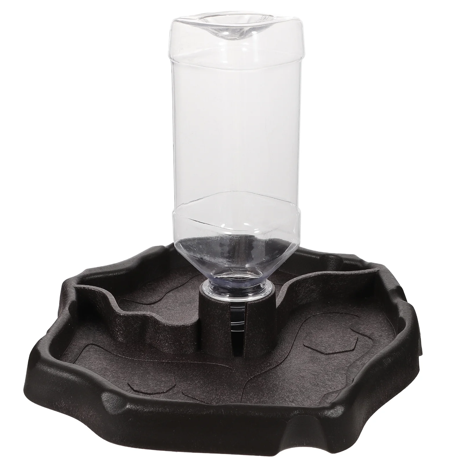 

Reptile Waterer Feeder Small Animals Automatic Pet Lizard Gecko Tank Accessories Dish Cricket Dispenser