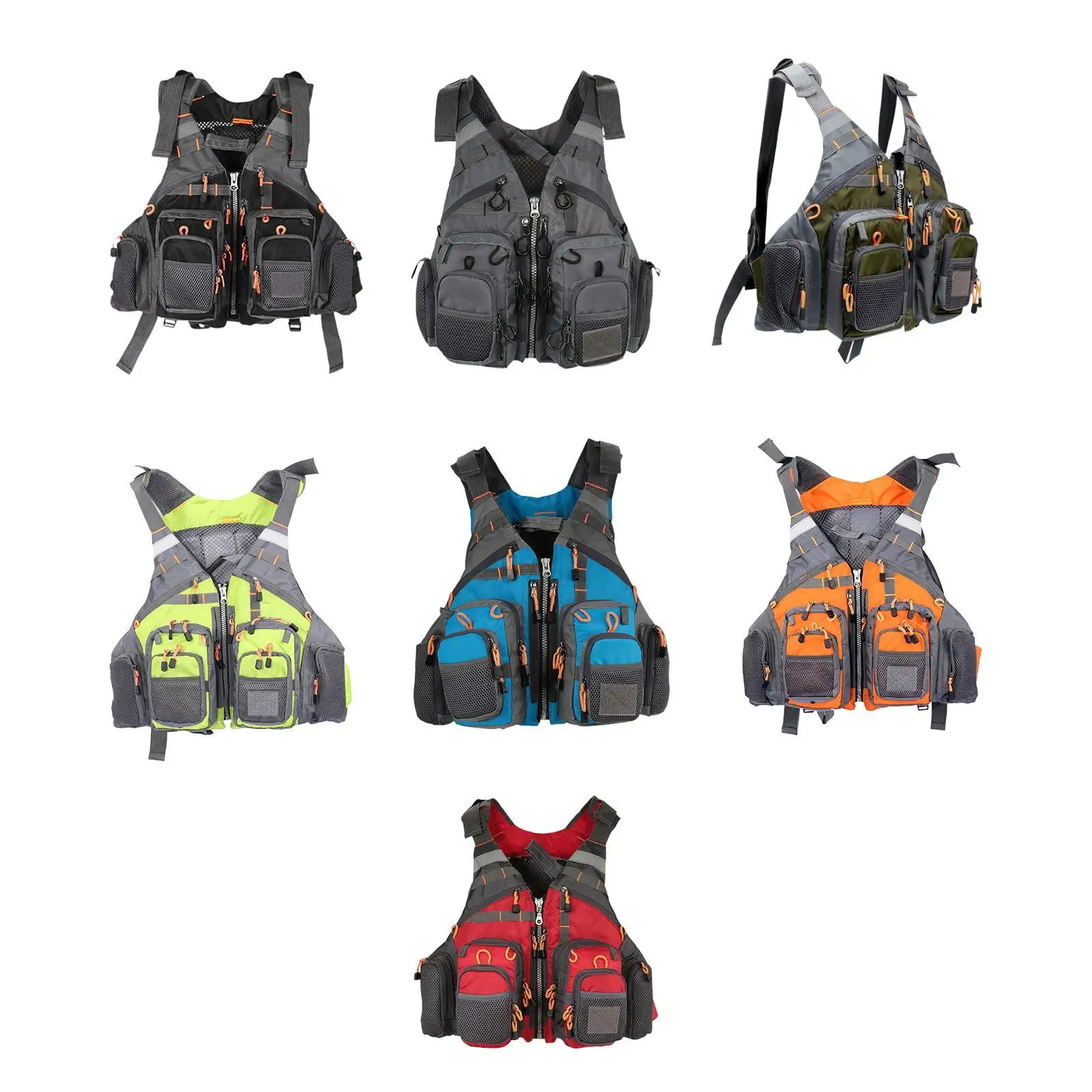 Рыболовный жилет Плавучий Практичный спасательный для рыбалки на открытом