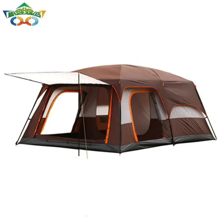 Палатка Для Кемпинга OEM на 2-4 человек двухдверная ветрозащитная различных цветов