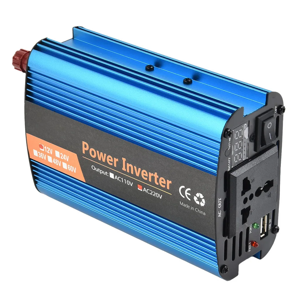 

4000W Modified Sine Wave Inverter High Power Car Inverter Solar Inverter 12V/24V-220V Power Inverter With Transformer Function