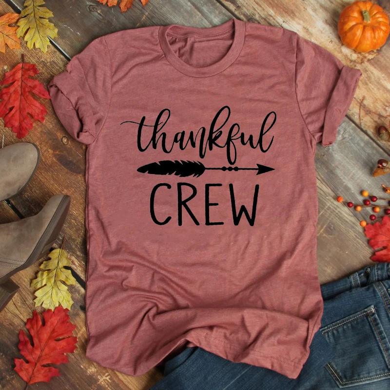 

Счастливая фотография благодарения семейная футболка благодарная благодарность благородная футболка осенние Рубашки красивая одежда осенние Топы L