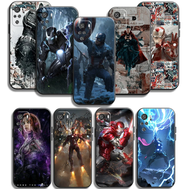 

Marvel Phone Cases For Xiaomi Mi 11 Mi 11 Lite POCO X3 GT X3 Pro M3 POCO M3 Pro X3 NFC X3 Soft TPU Back Cover