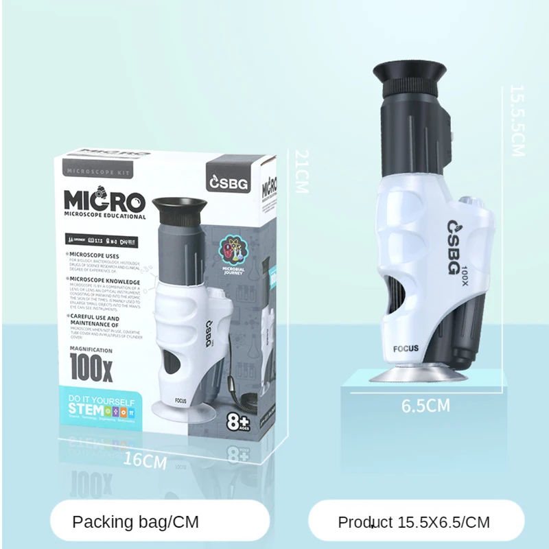 Детский портативный электронный ручной мини-набор оборудования для научных