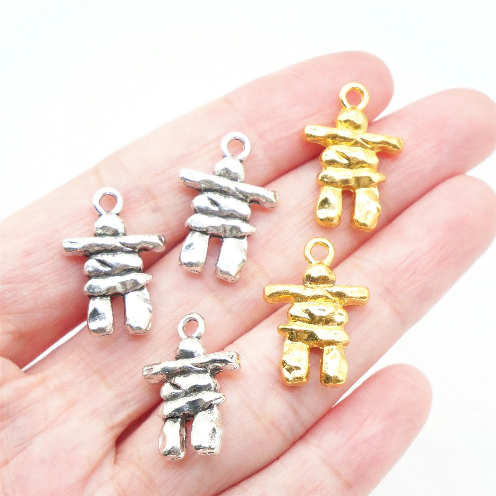 

12 шт. 15x21x4 мм винтажные металлические крылатые каменные подвески DIY аксессуары для рукоделия