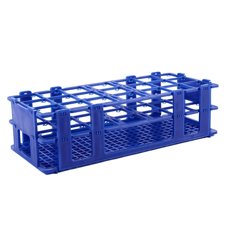 

3X Blue Plastic 21 Holes Box Rack Holder For 50ML Centrifuge Tubes