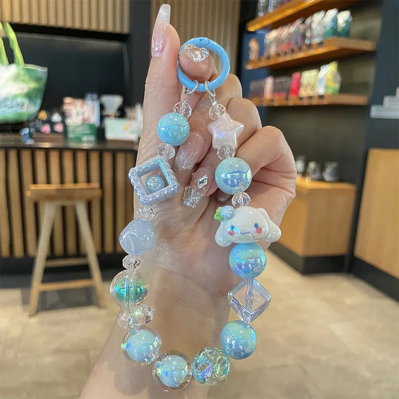 Женская цепочка для телефона милый брелок в виде коричной цепочки девочек Y2K вещи