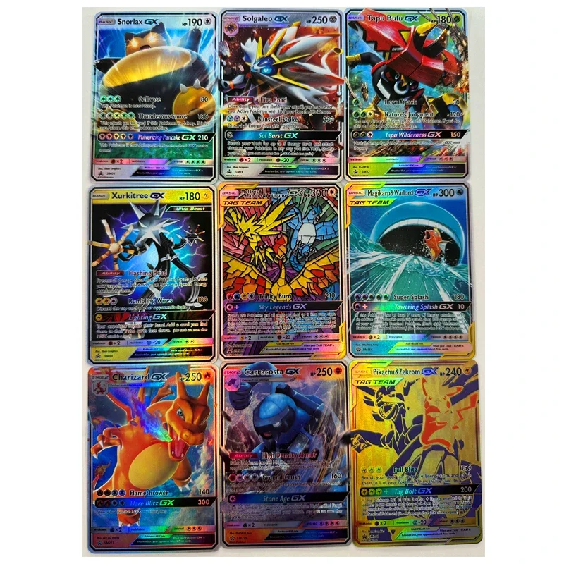 9 шт. Charizard moltretoys хобби коллекционная игра коллекция аниме-открытки