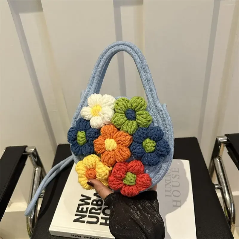 Versipacks женская сумка-мессенджер с цветочной ручкой новинка 2024 модная круглая