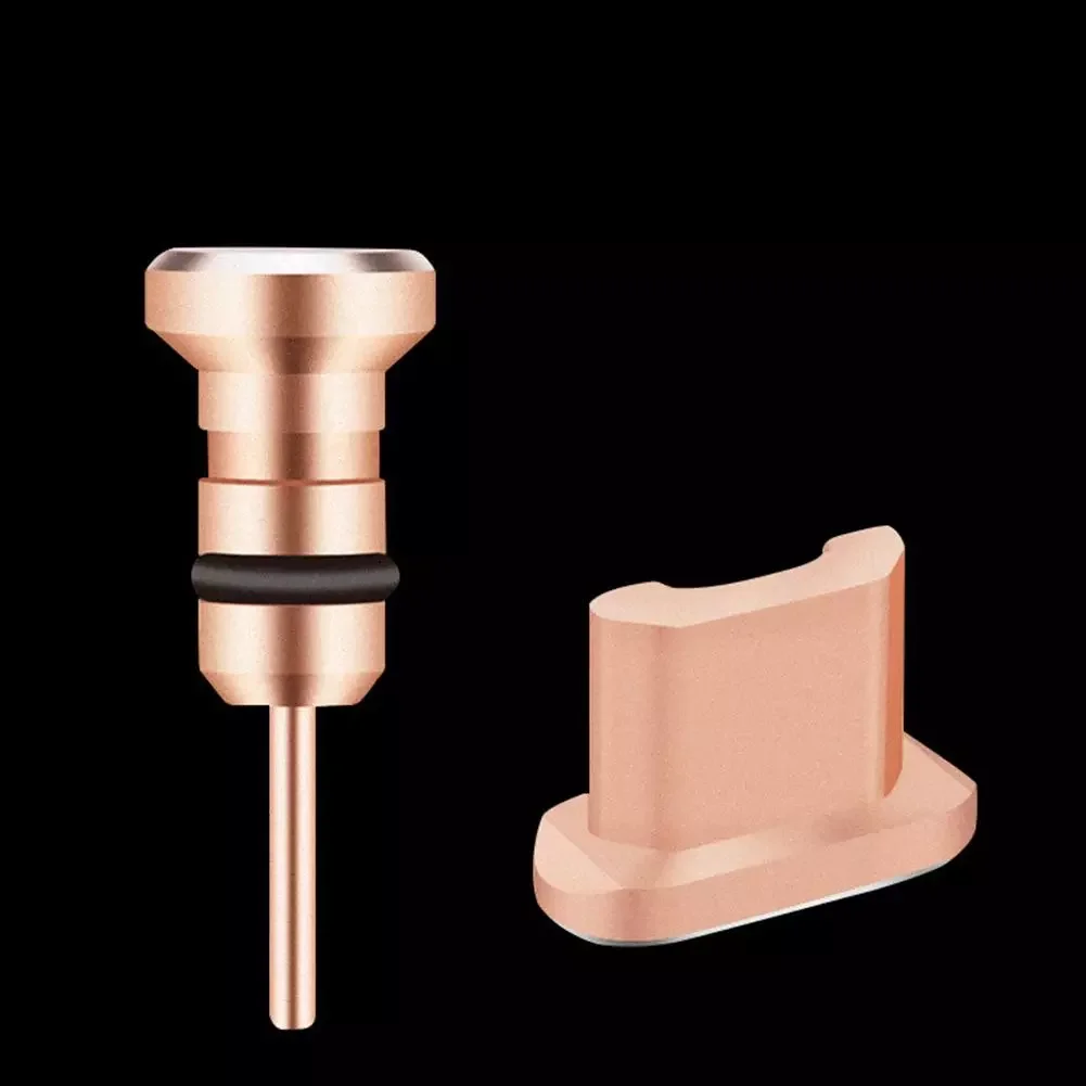 

Type-C Micro USB Earphone Jack Charge Port Anti-Dust Plug for Android iPhone