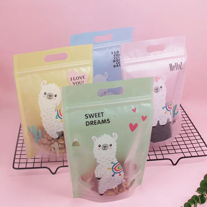 Самозапечатывающиеся пакеты с вырезом для печенья рисунком снежинки