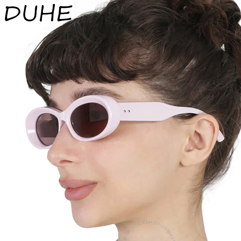 Ретро овальные солнцезащитные очки в маленькой оправе для женщин новые вождения