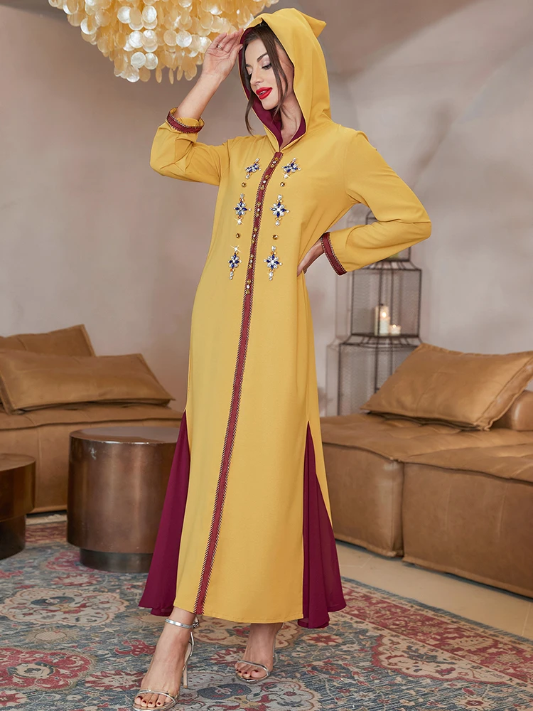 

Рамадан ИД Мубарак кафтаны для женщин абайя Дубай Пакистан Турция Ислам Мусульманское длинное платье вечернее платье для женщин