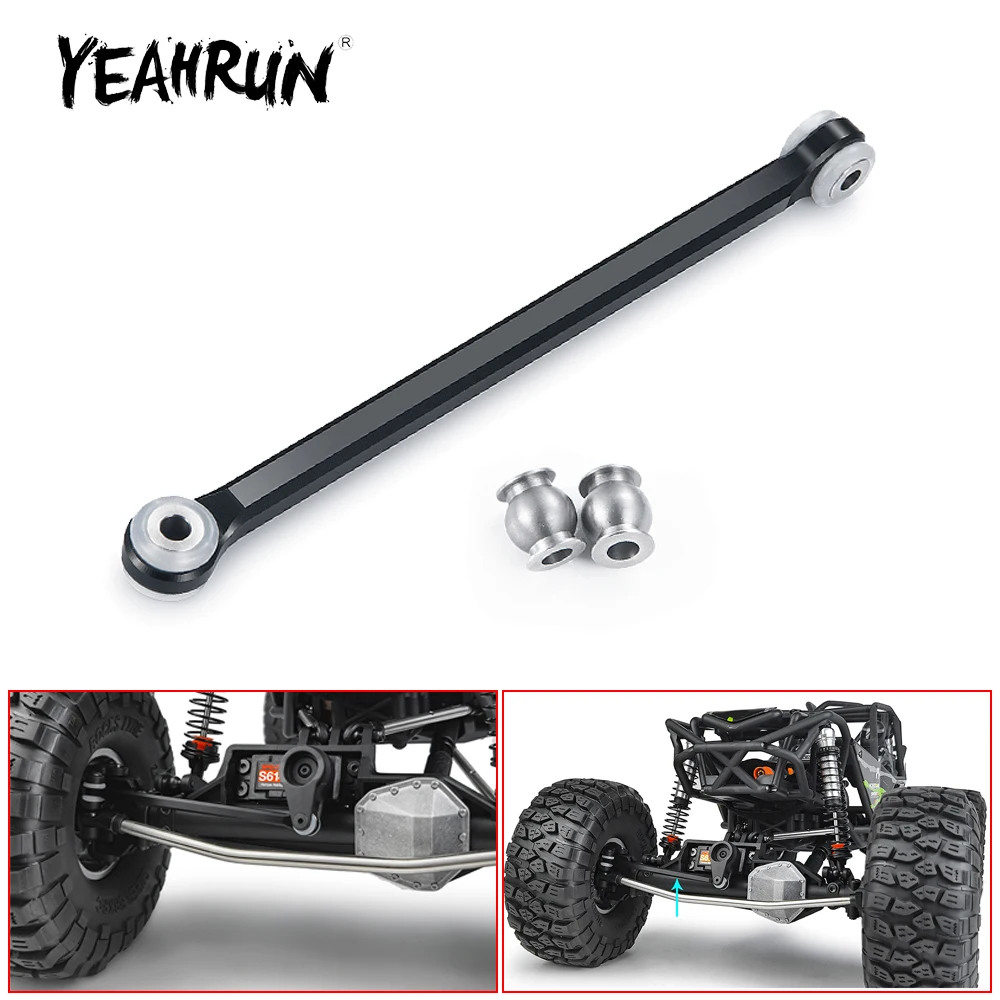 

Кронштейн Рулевого механизма YEAHRUN из алюминиевого сплава для Axial RBX10 AXI03005 1/10 RC гусеничная модель автомобиля, обновленные детали, аксессуары