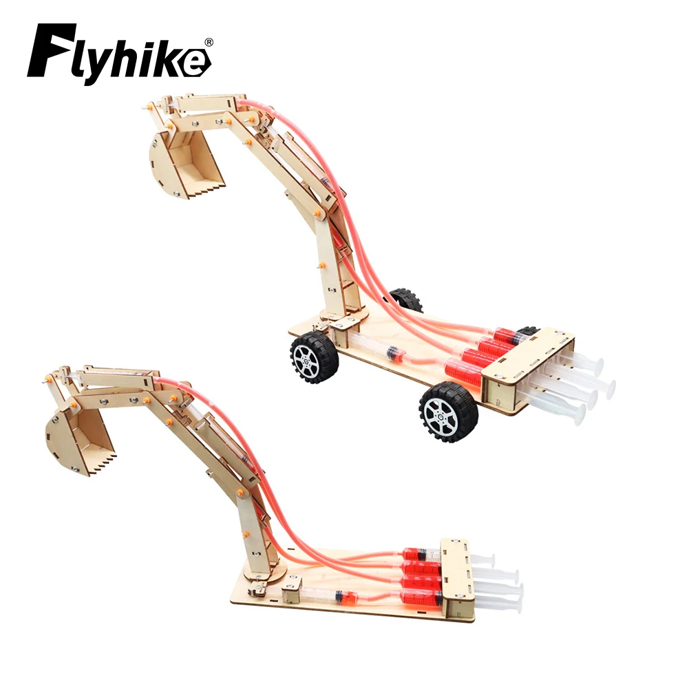 

Hydraulic Excavator DIY Student Technology Small Production Science and Education Toy Model Science Experiment Toy