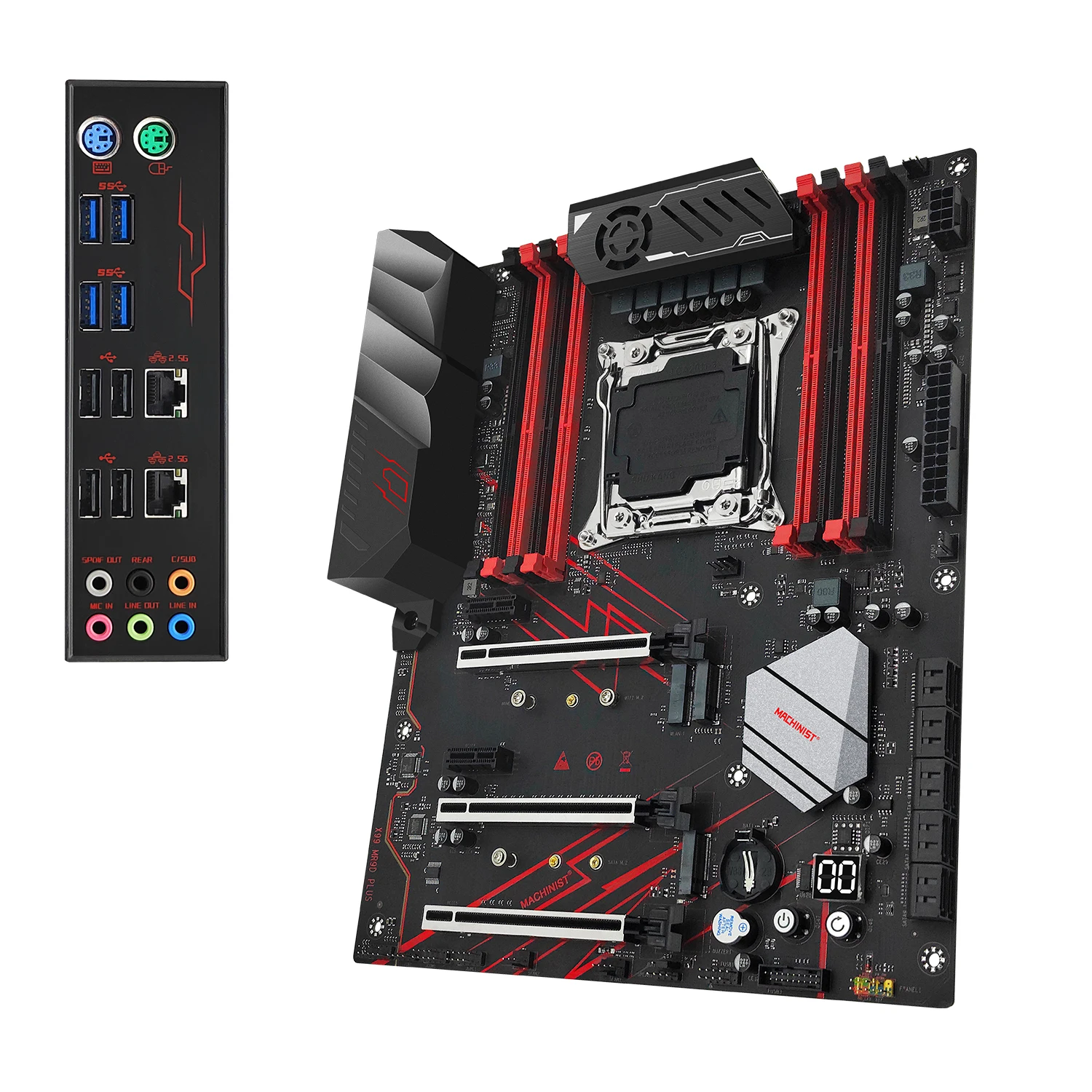 MACHINIST X99 MR9D PLUS комплект материнской платы с процессором Intel Xeon E5 2670 V3 и DDR4 16 Гб 2666
