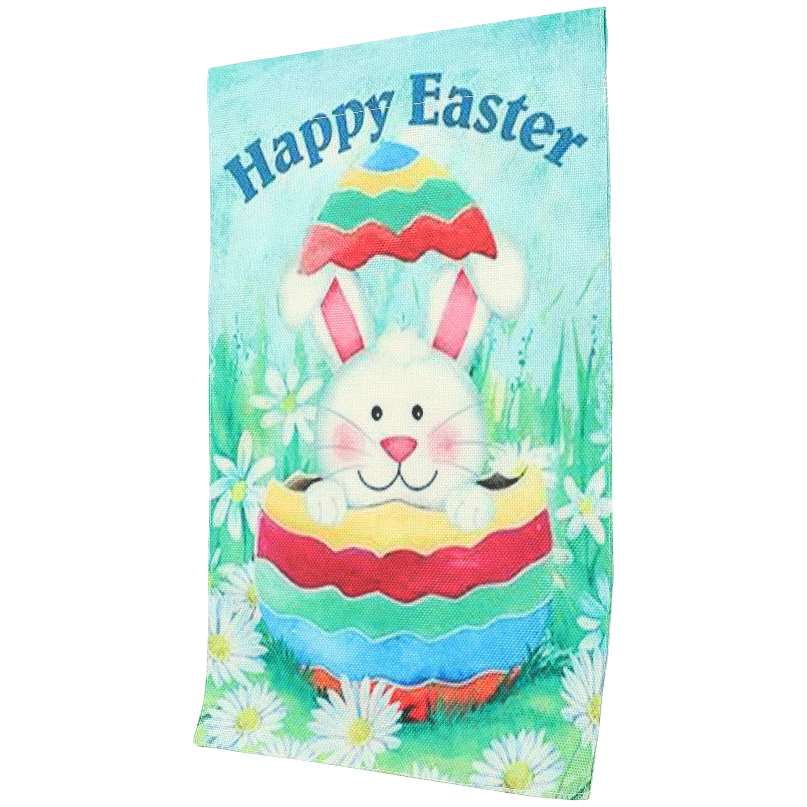 

Easter Flag Garden Spring Welcome Banner Party Decorations Bunny Yard Outdoor Supplies Vertical Rabbit Signs Lawn Farmhouse