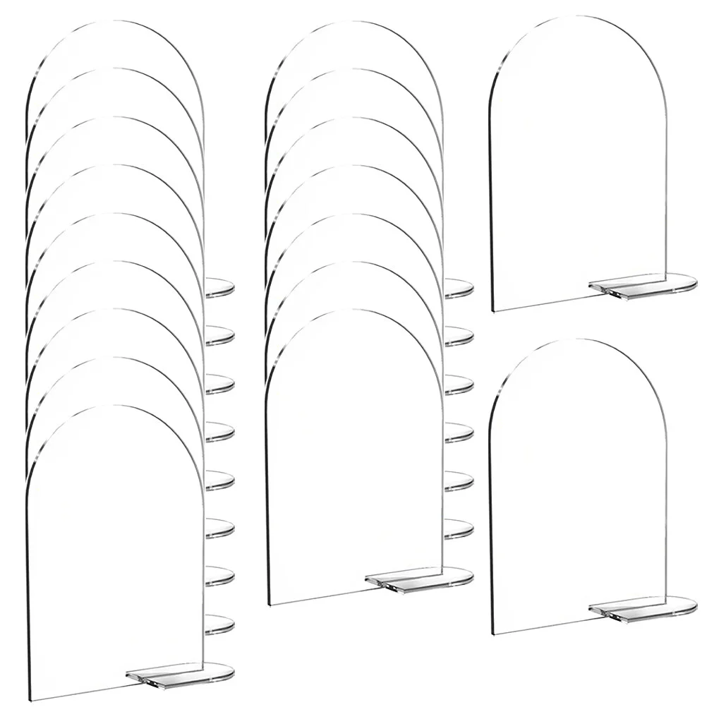

Wedding Table Cards Birthday Party Number Sign Reusable Seats Decorative Acrylic Signs DIY Blank
