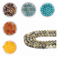 natural stone beads crystal australian zebra agate hongdong mausoleum lansong round beads for jewelry making diy bracelet 4 12mm