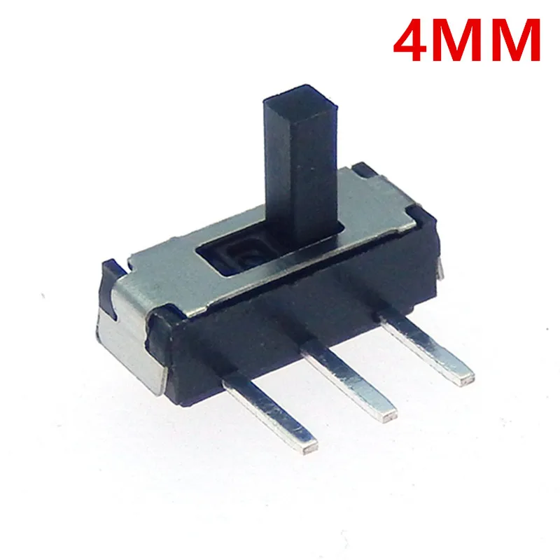 

10 шт./лот тумблер MSK-12D19 G2 SPDT 1P2T SMD 3-контактный панель печатной платы горизонтальный ползунковый переключатель