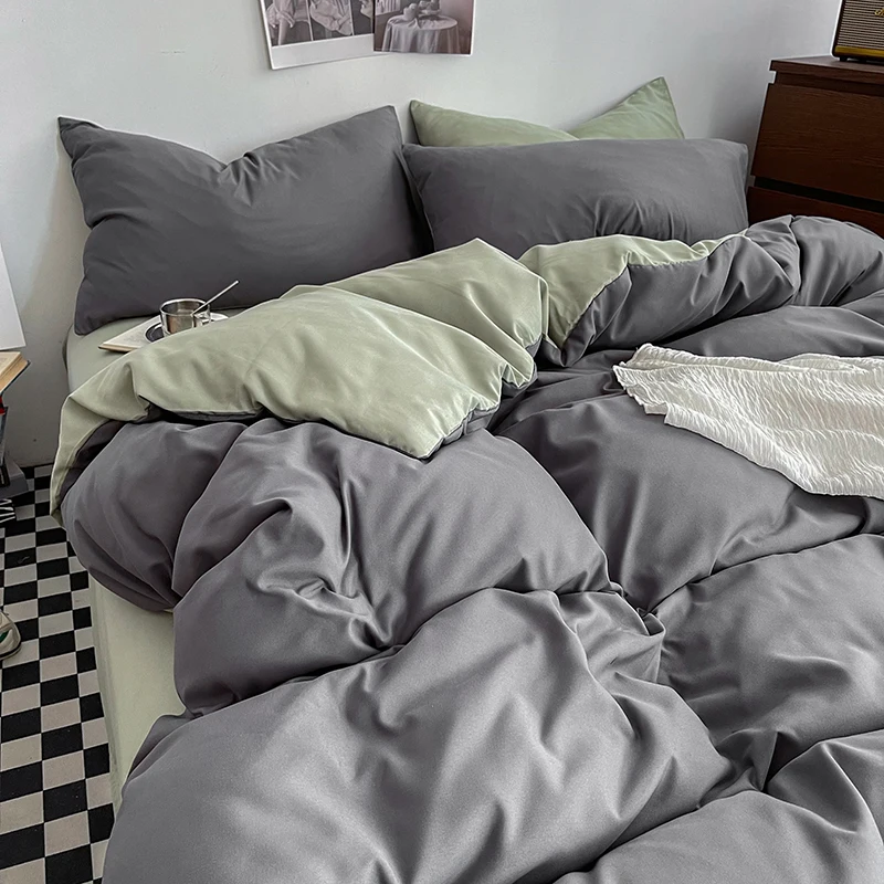 

Пододеяльник Grey And Matcha 210x210 ПодПододеяльник Grey And Matcha 210x210 Пододеяльник с наволочкой Главная Спальня Простой стиль Комплект постельного бель...