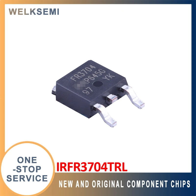 

Транзистор с полевым эффектом IRFR3704TRL DPAK (MOSFET), новый оригинальный Оригинальный оригинальный одностоечный заказ