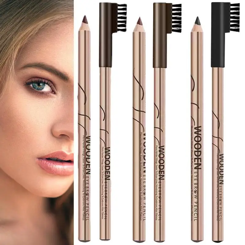 

Drawing Eye Brow Pencil Precise Brow Definer Long Lasting Eyebrow Filler Pen Soft Textured For Natural Daily Look EyeBrow Makeup