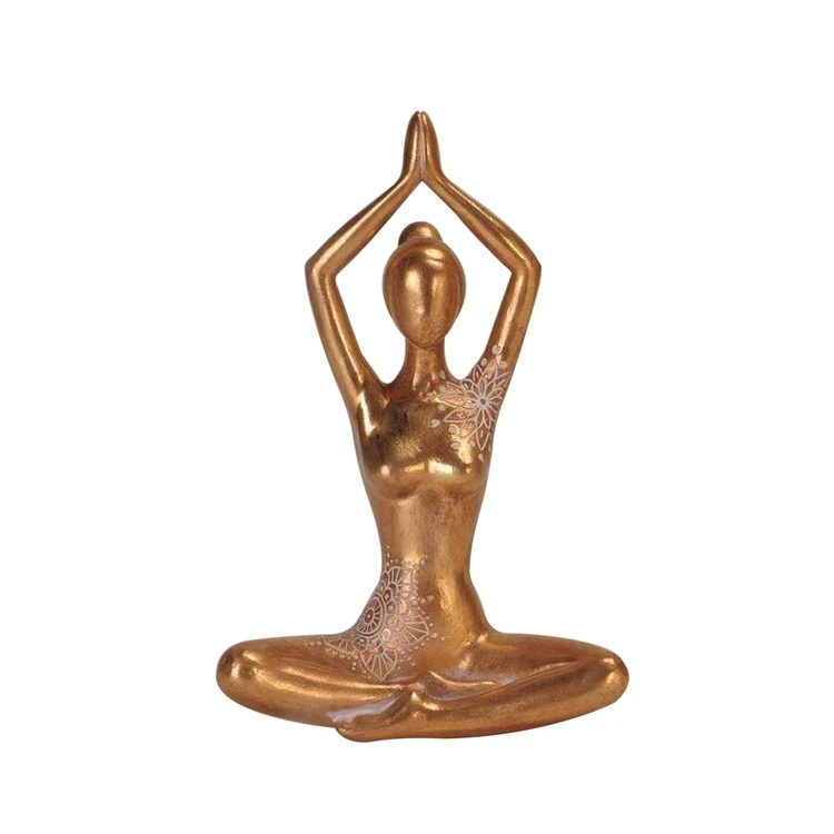

Yoga Pose Statue Abstract Resin Sculpture Tabletop Ornament Decor Art and Craft Accessories resin figurines