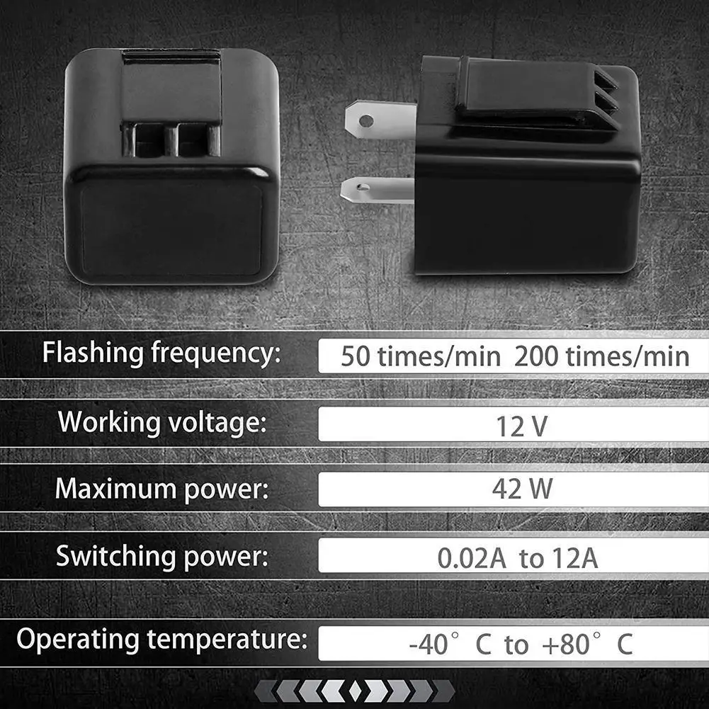 Реле для поворота с двумя контактами Регулируемая частота квадратный релейный