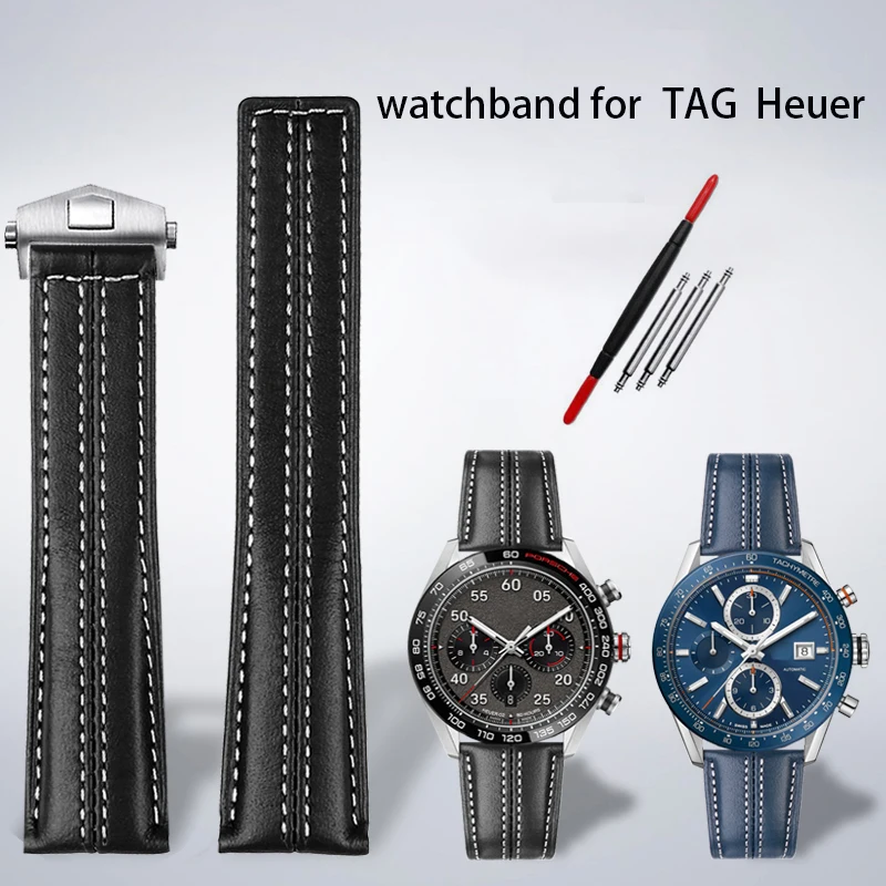 Резиновый ремешок для часов TAG Heuer concept F1racing 300 tiger carlisla 22 мм