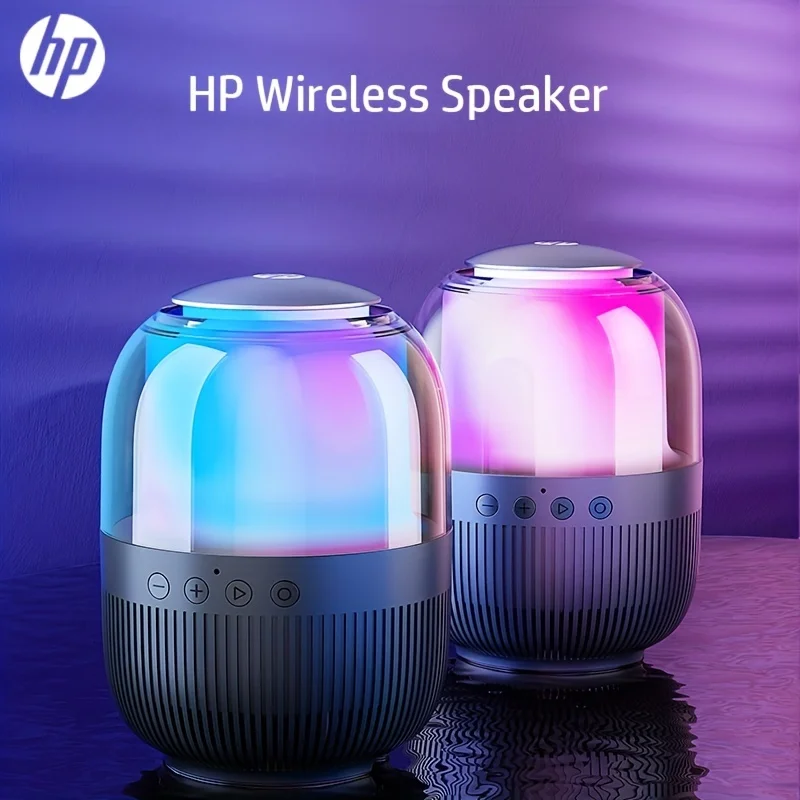 

Беспроводная колонка HP, Портативная Беспроводная Hi-Fi колонка с громким стереозвуком, Насыщенные басы, 10 часов воспроизведения, встроенный микрофон, идеально