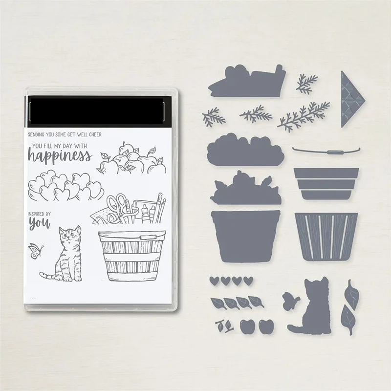 

HAPPINESS Metal Cutting Dies and Stamps for Decorating Diary Ideas Greeting Cards Embossing Handmade Scrapbooking New Arrival