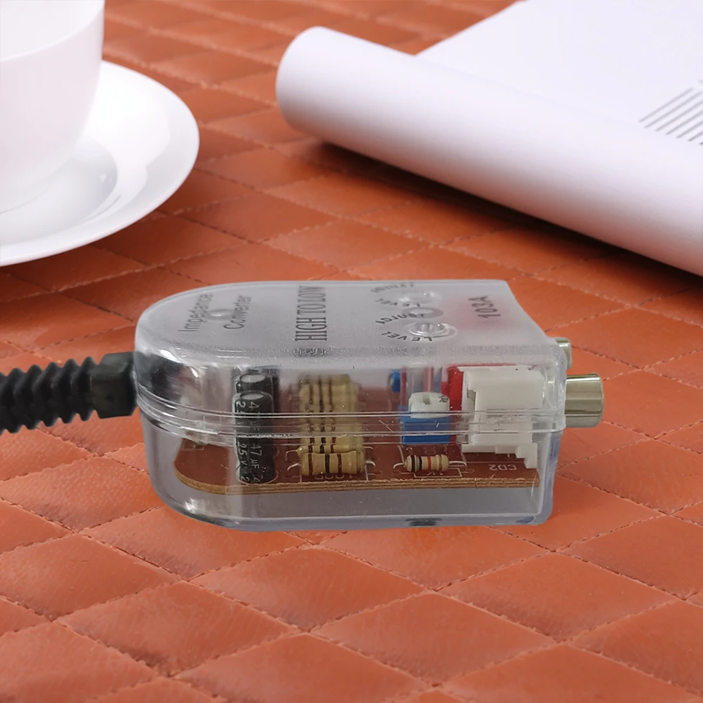 12 В автомобильное аудио от высокого до низкого RCA линейный сабвуфер