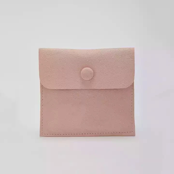 

50 шт., мешочек-конверт из замши на шнурке