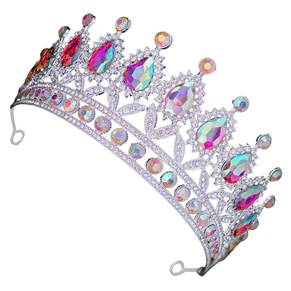 

Tiara Princess Costumes Adult Homecoming Women Headbands Baroque Decorative Pageant Crown Rhinestone Crowns Tiaras Bride