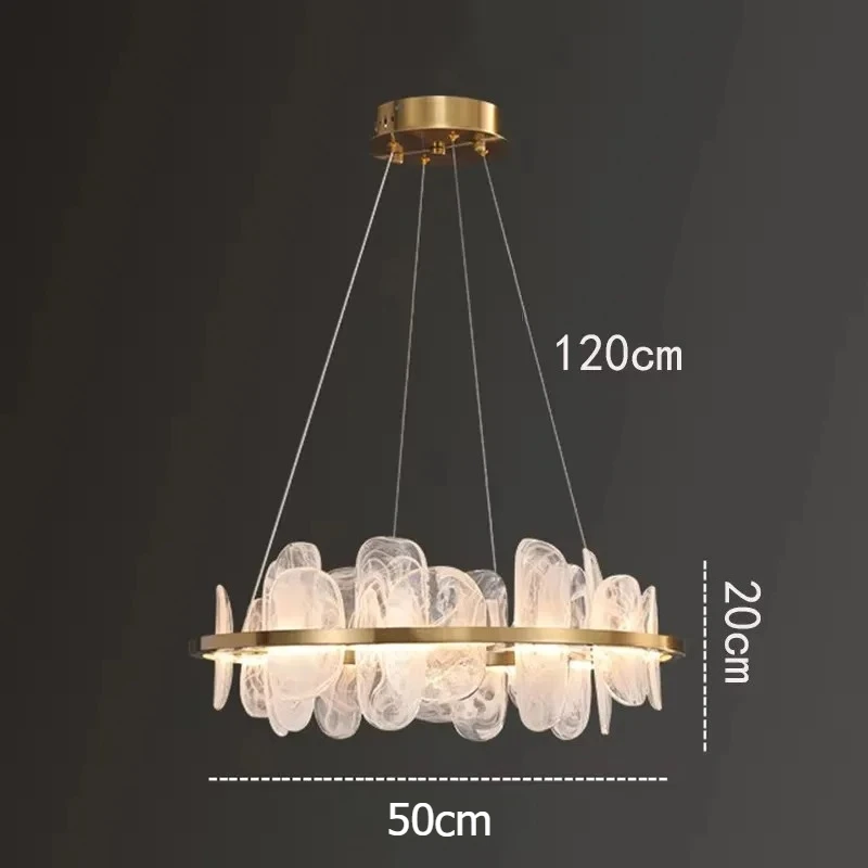

Подвесной светильник Artpad из золотого стекла